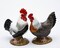 Ceramic Black and White Rooster Salt & Pepper Shakers, Home Décor, Gift for Her, Gift for Mom, Kitchen Décor, Farmhouse Decor
